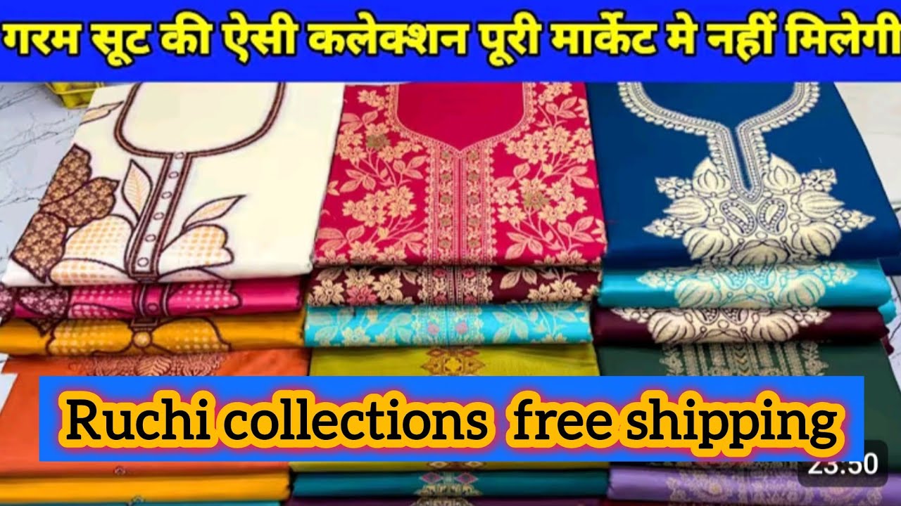 Ruchi collections present famous Instagram and Facebook  cotton and winter suits designs ll