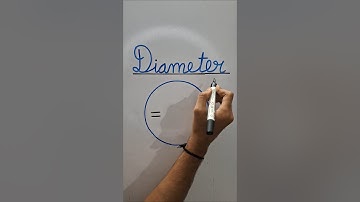 Formula of Diameter of circle #knowledge #math #mathsbyjigs #study #education #information #Diameter