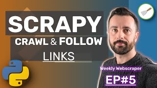 crawl and follow links with scrapy - web scraping with python project