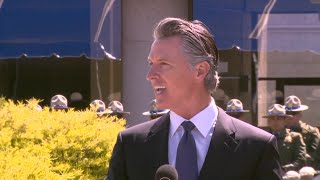 LIVE | Gov. Newsom speaks at memorial ceremony for fallen CHP officers in West Sacramento