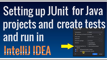 How to set up JUnit for java projects, create tests, and run them || Tutorial for Beginners