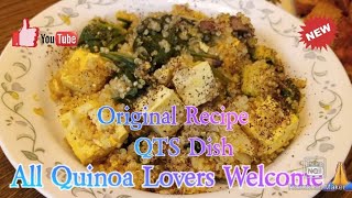 Quinoa Spinach Tofu (QTS DISH) Original Vegan Recipe - Just An Ordinary Girl