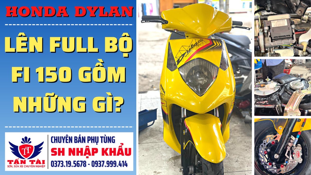 CHUYEN BAN PHU TUNG HONDA DYLAN CHINH HANG  MAT NA VA OP BAN THO DAU DEN