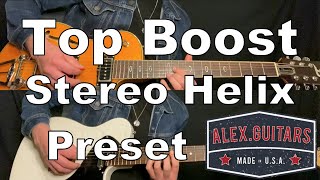 Alex.Guitars Top Boost v2 Preset Demo - Line 6 Helix