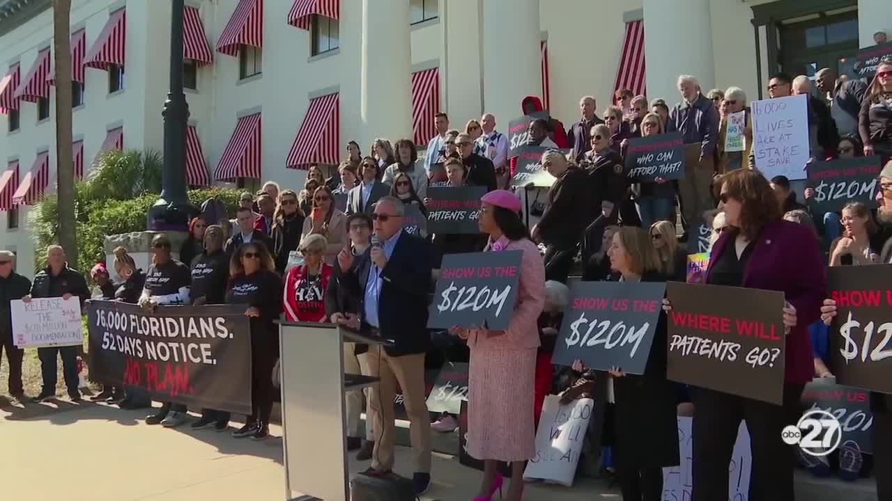 Florida HIV advocates rally against changes to AIDS drug assistance program at state Capitol