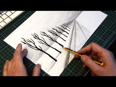 Video: Come Disegnare Alberi In Inverno