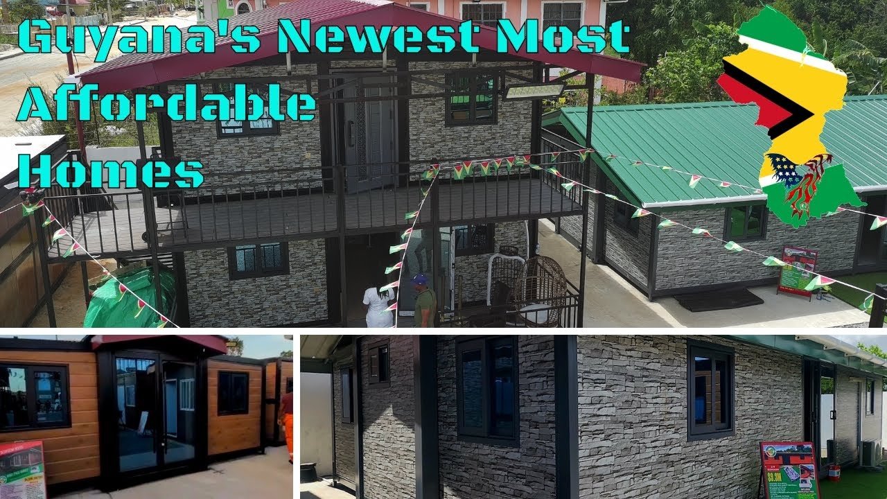 Guyana's Newest Most Affordable Homes Market  {Prefab}