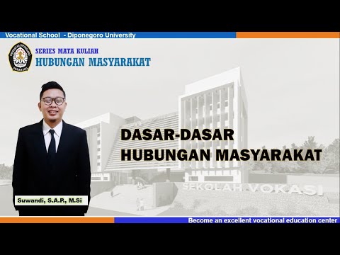 MK Hubungan Masyarakat - Dasar-Dasar Hubungan Masyarakat