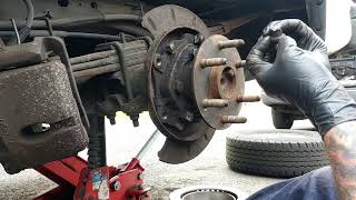 2008 Chevy Express 1500 parking brake replacement