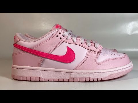 Unboxing Nike Dunk Low Barbie Triple Pink Mexico Dh9765-600 - Youtube