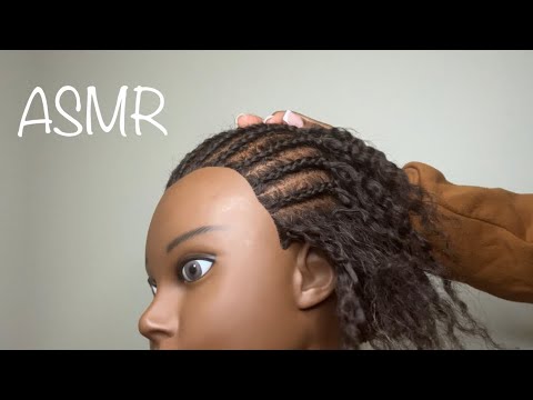 Unbraid Expression ASMR | Quick Unbraid On Knotless & Cornrows (No Talking) - YouTube