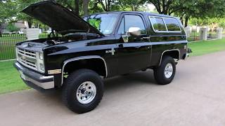 1988 Chevy K-5 Silverado Blazer, survivor, 5.7 v-8, efi, 700R-4 automatic