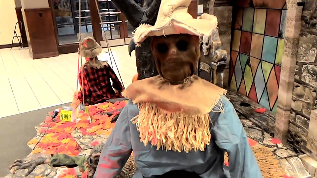 Spirit Halloween Jumping Scarecrow - YouTube