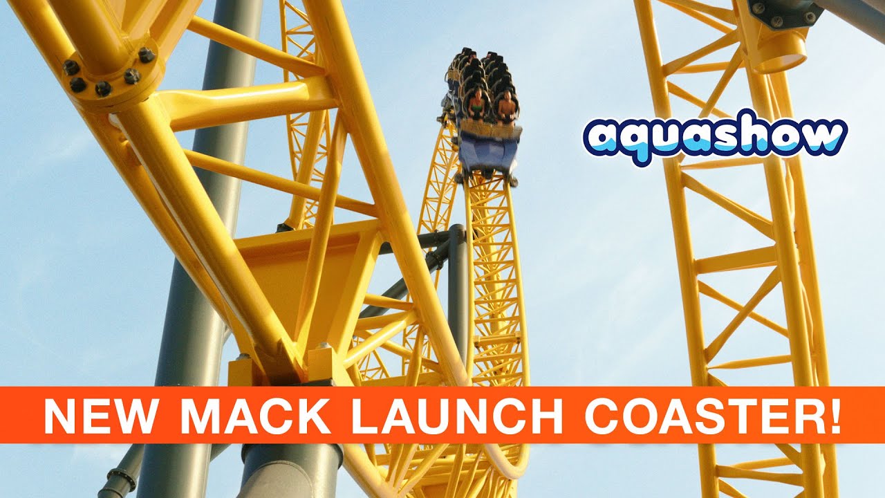 Катаемся на НОВЫХ захватывающих американских горках в парке Aquashow | Премьерный аквапарк Португ...