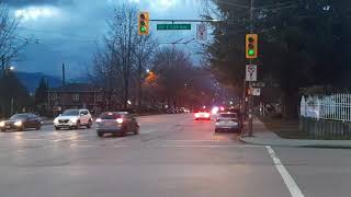 Vancouver Police Department (VPD) Unit Responding to a Priority Call