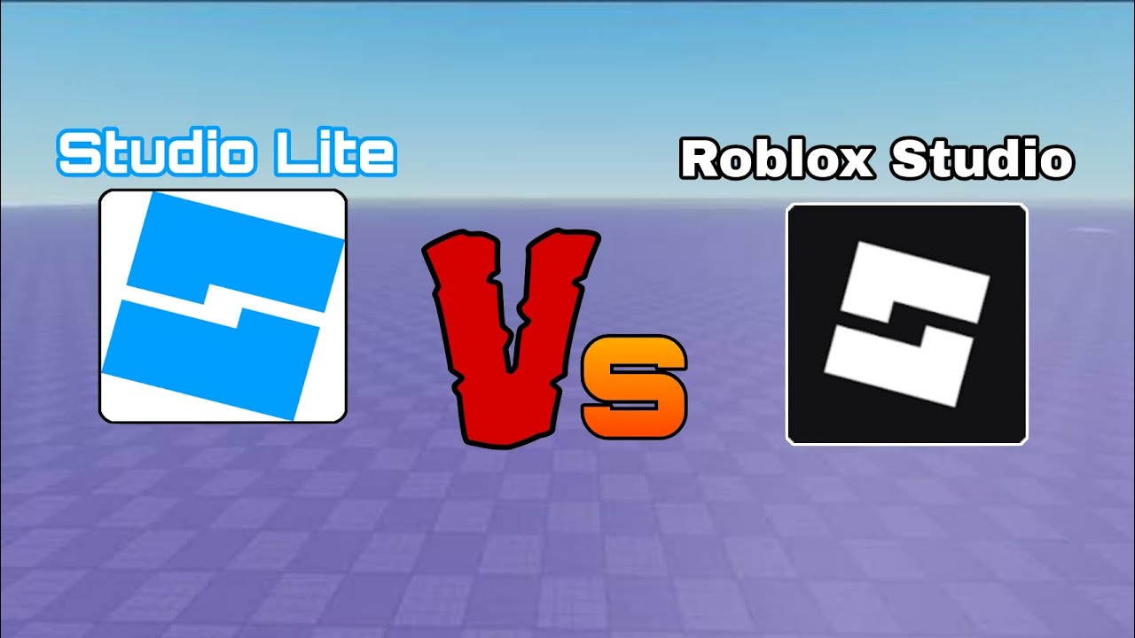 Studio Lite Vs Roblox Studio On Roblox YouTube 