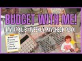 April paycheck plan with me  ready for quarter 2  low income single mom budgeting saving