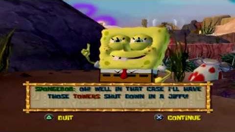 The SpongeBob SquarePants Movie [PS2] - (Demo Disc) - Gameplay