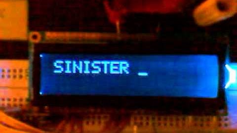 8051 Based Character LCD Driver