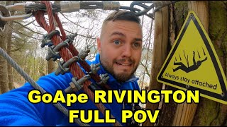 GoApe Rivington | Treetop Challenge | Full POV and Vlog
