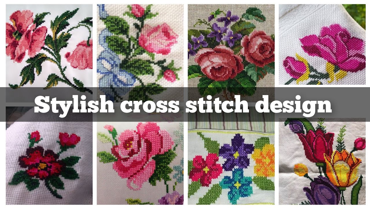 #1 Потрясающие и элегантные узоры для вышивки крестом/идеи дизайна вышивки чарсути/ручная вышивка