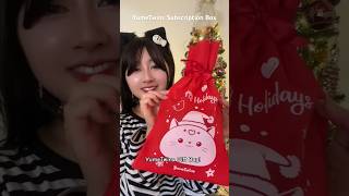 YumeTwins Holiday🎄 Subscription Box 🎁✨ #yumetwins #unboxing #sanrio #rilakkuma #shorts