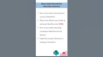 Important SharePoint Interview Questions