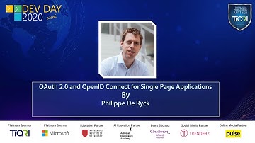 OAuth 2.0 and OpenID Connect for Single Page Applications - Philippe De Ryck