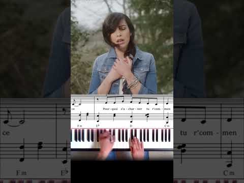 Dernière danse (Indila) piano cover with sheet music