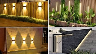  100 OUTDOOR WALL LIGHTING IDEAS 2026 - BACKYARD LIGHTING DESIGN IDEAS 2026 - PATIO WALL DECOR IDEAS