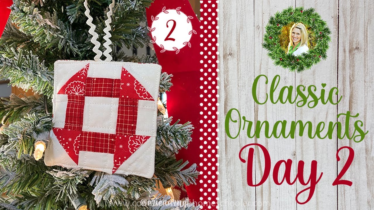 🎄Classic Quilty Ornament 2 (Quilted Christmas Ornament SAL!) YouTube