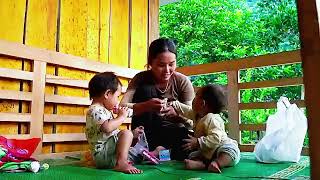 #part2 ENCOUNTER A HUGE SCHOOL OF FISH - CATCH FISH AND TRAP FISH TO SELL - BUY CLOTHES - MiLk FOR