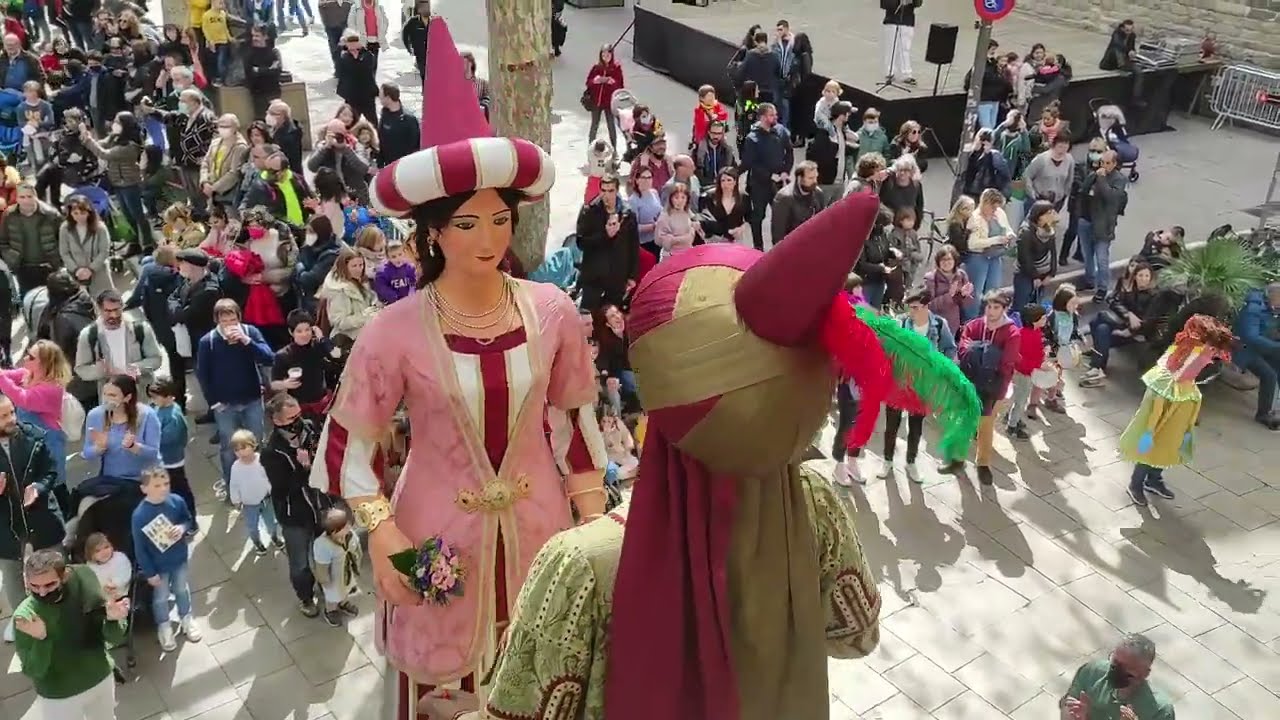 Cercavila de les Festes de Sant Josep Oriol 2022 | Gegants, bestiari, capgrossos i balls | Mulassa