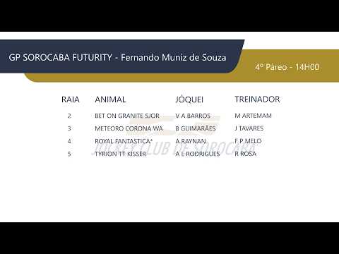 Vídeo: GP Sorocaba Futurity - Fernando Muniz de Souza