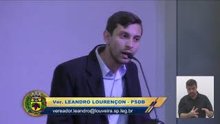 Momento Tribuna: Leandro Lourençon - PSDB - 14ª Sessão - 29/08/2017