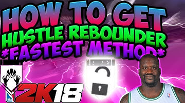 NBA 2K18 HOW TO GET HUSTLE REBOUNDER HALL OF FAME *GLITCH*