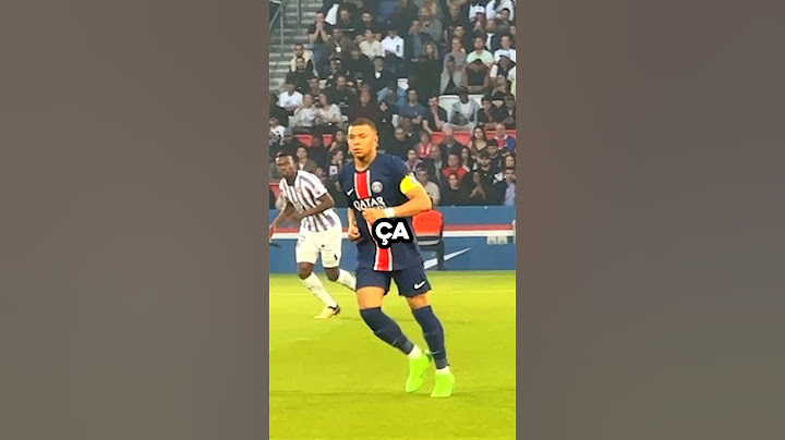 Le dernier match de MBAPPÉ au PSG !