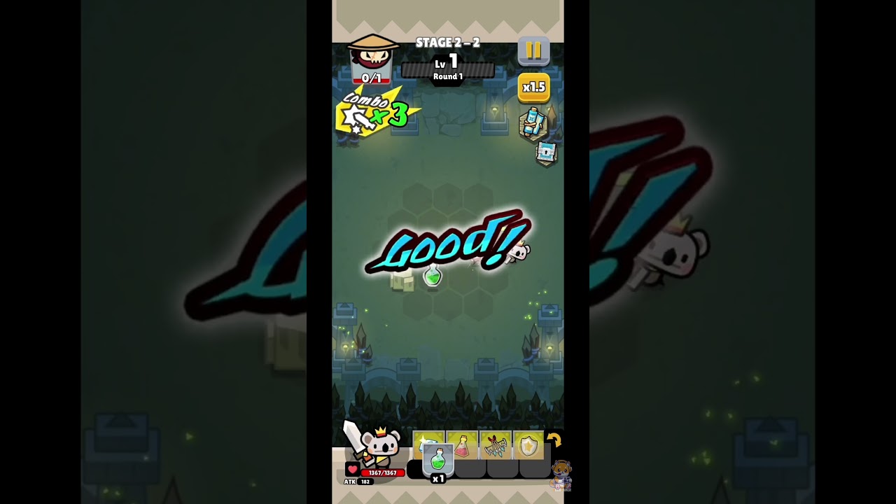 Combo Koala - Battle Checkers: Stage 2-2