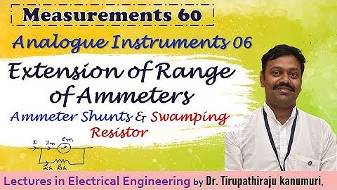 ME60 Uitbreiding van het bereik van ampèremeters