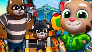 Кто Круче Том Или Банда Енотов Говорящий Том Всплеск Силы #1 Мультик Игра Talking Tom Splash