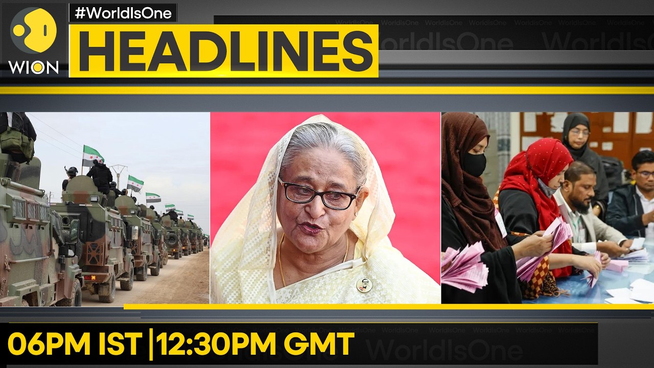 Sheikh Hasina Calls Bangladesh Polls Sham | Dhaka Polls: 47.9% Voter Turnout | WION HEADLINES