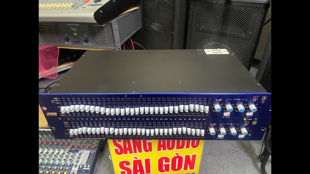 EQ XTA GQ600 đẹp suất sắc tại sang audio sg.chi tiết nội ngoại thất.