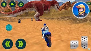 Offroad Dino Escape Heavy Bike Racing - #3 Android Gameplay screenshot 4