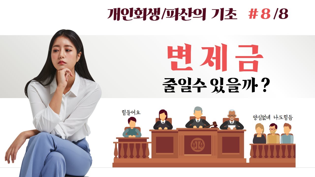 - 개인회생의 기초8탄,  변제금 산정 기준, 변제금을 줄일 수 있는지? #80 영상 미리보기