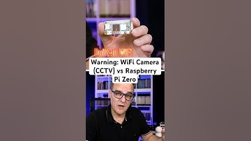 Warning: WiFi Camera (CCTV) vs Raspberry Pi Zero