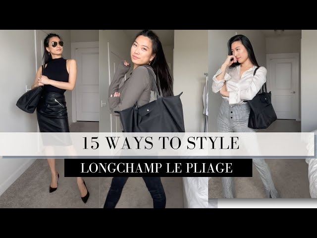 how to style ANY LONGCHAMP LE PLIAGE tote bag