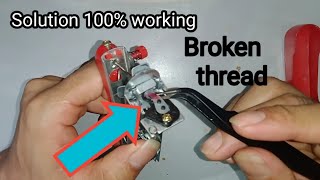 Portable Sewing Machine Broken Thread Solution