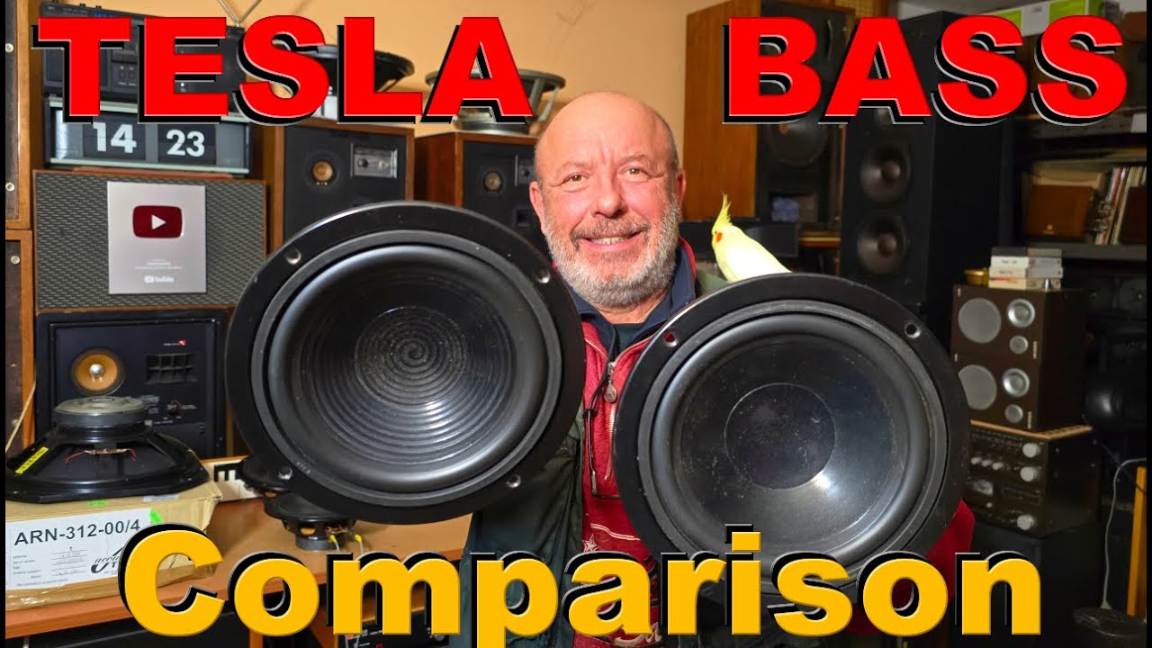 Редкие винтажные басовые динамики TESLA ARN-188 Sound Battle