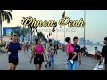  4kr  phnom penh sunday evening walk on riverside park  cambodia 2024