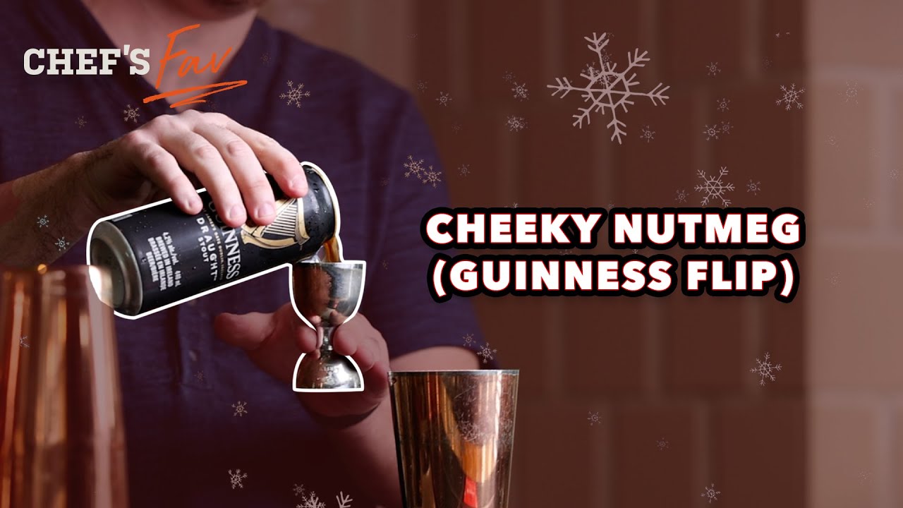 Guinness & Whiskey Flip | Holiday Cocktails